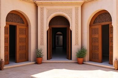 Restored traditional Emirati house in Heart of Sharjah