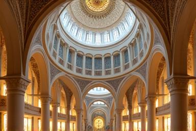 Interior of the Sharjah Museum of Islamic Civilization