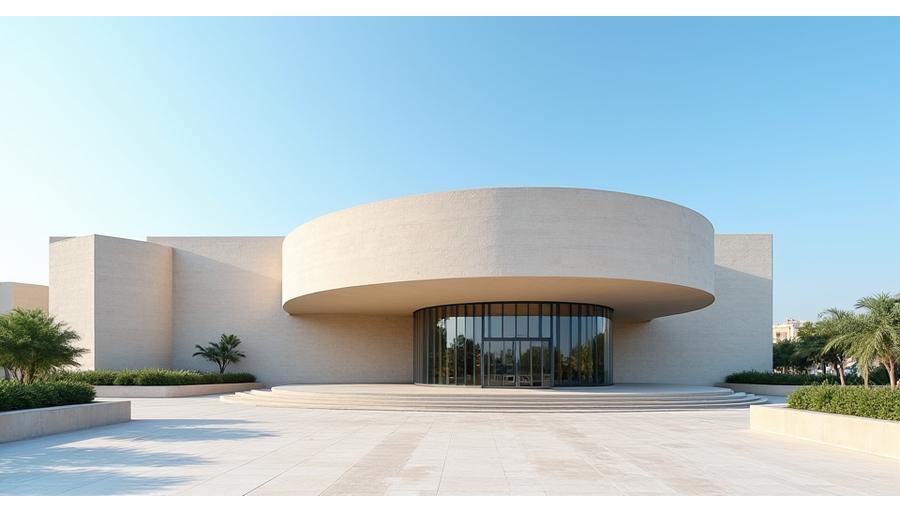Exterior of Sharjah Arts Museum